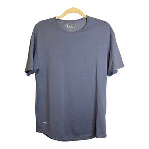 BYLT Premium‎ Basics Shirt Men's Size Large Lux Drop-Cut Blue